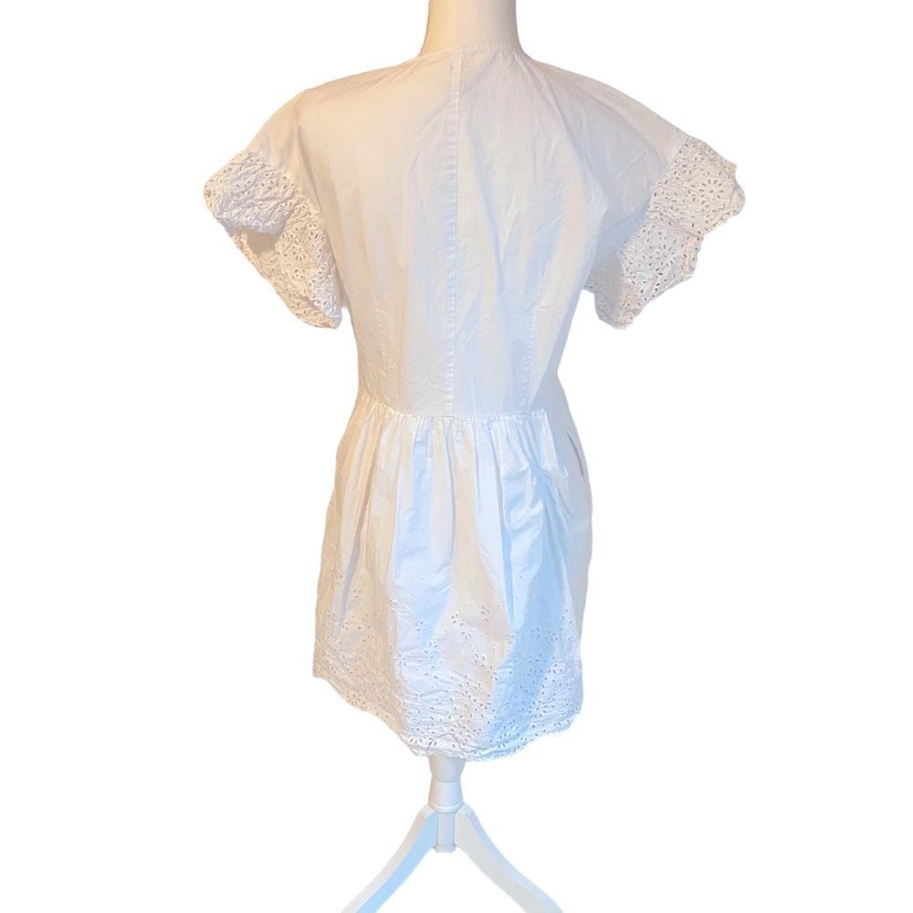 Rebecca Taylor La Vie Short Sleeve Eyelet Dress Size Medium - Picture 6 of 10